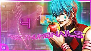 4 Free Thumbnails Template  Like : Xenoz & Floby | After Effects