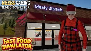 It's our FIRST DAY running a Fast Food Restaurant! - Fast Food Simulator