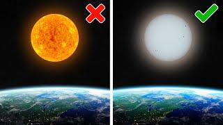 The Real color of the Sun and other myths about space