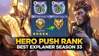 7 HERO EXPLANER TERKUAT DI RANKED SEASON 33 | Mobile Legends