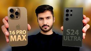 iPhone 16 Pro Max VS Samsung S24 Ultra Comparison