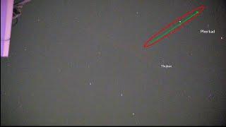 Mysterious slow moving objects in the night sky