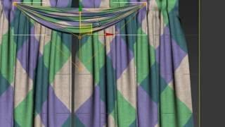 3ds max tutorial Modeling curtain