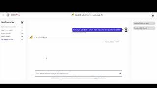 Goldfinch Conversational AI | Demo for Demand & Supply Planning