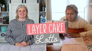 What can you make with ONE LAYER CAKE?  Layer Cake Lotto CHALLENGE GIVEAWAY + Timelapse