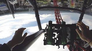 Craziest Roller Coaster in Japan POV - Fuji-Q Highland's Eejanaika