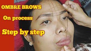 Ombre Brows On Process Step by Step