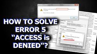 How to fix Error 5 access denied in windows 11? Windows Update Fix
