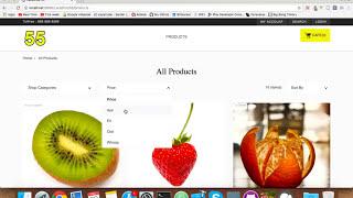 Product Multiple Filter | Drop down Ajax filter | Products Sorting | E-Commerce website with Laravel