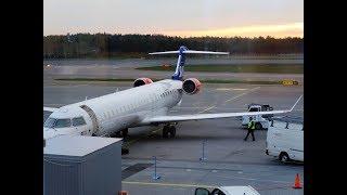 Утренний рейс в Стокгольм Bombardier CRJ-900 SAS