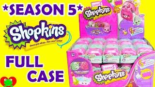 Shopkins Season 5 Petkins Backpack Blind Bags Full Case