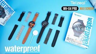 Telzeal WH-04 PRO MAX SCREEN SMART WATCH WATERPROOF 3 THREE STRAP / WIRELESS CHARGING