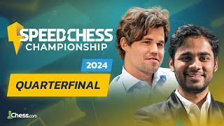 ARJUN VS CARLSEN | SPEED CHESS CHAMPIONSHIP QUARTERFINALS