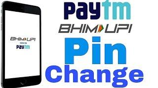 How to forgot Paytm UPI pin