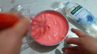 Duş Jeli Tıraş Köpüksüz Pofuduk Slime Yapımı Shower Gel Shaving Foamless Fluffy Slime HOW TO MAKE