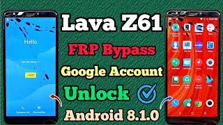 Lava Z61 FRP Bypass || Google Account Unlock || Android 8.1.0 || Without Pc || New Trick || 2024.