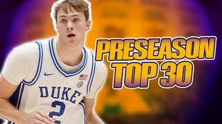 2025 NBA MOCK DRAFT | PICKS 1-30 | START OF COLLEGE BASKETBALL