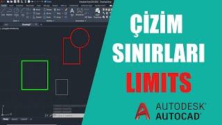 Autocad Çizim Sınırlarını Ayarlama | Autocad LIMITS Komutu ve Çıktı Alma