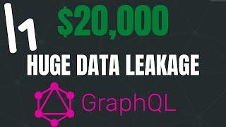 $20,000 Hackerone data leakage via GraphQL