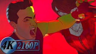 Zombie Wanda Maximoff vs. The Surviving Avengers Fight Scene [No BGM] | What If...?