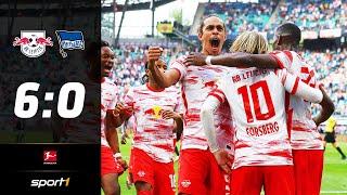 RB Leipzig - Hertha BSC Berlin 6:0 | Bundesliga Highlights 6. Spieltag | SPORT1