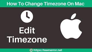 How To Change Timezone On Mac