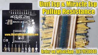 150 OMS 5 Colour Resistance for Umt Emmc Isp Tool 30 Resistance Pack Rs.100 + Rs.120 Courier Charges