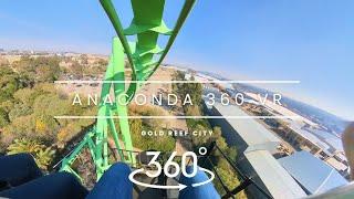  Ultimate Anaconda Rollercoaster 360 Experience | Gold Reef City | Insta 360 X3