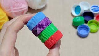 I make MANY and SELL them all! Super Genius Recycling Idea with Plastic bottle cap