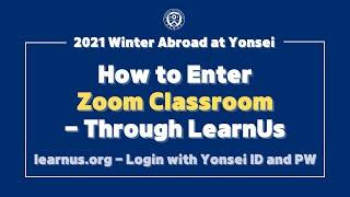 How to enter Zoom Classroom - Through LearnUs