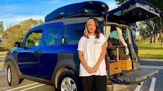 Honda Element Camper Conversion Tour | Self Built & Designed