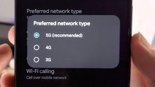 How To Disable 5g on Google Pixel 6a [can turn on later]