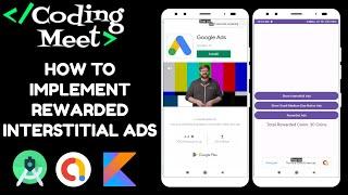 How to Implement Rewarded Interstitial Ad in Android Studio Kotlin 2023 | Step-by-Step Guide