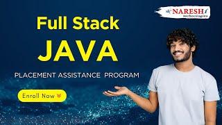 Complete Placement Assistance Program on JAVA Developer |  NareshIT