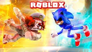 PENNYWISE vs SONIC.EXE in ROBLOX