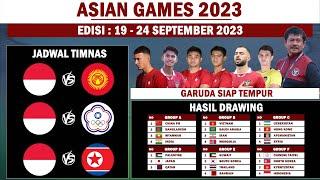 Hasil Drawing dan Jadwal Indonesia di Asian Games 2023