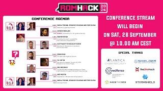 RomHack Conference 2024 - live stream