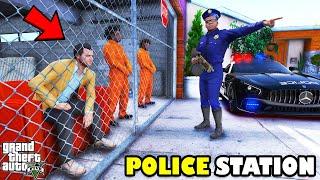 Franklin Join Police Force And Raid Michael's House In GTA 5 | SHINCHAN and CHOP