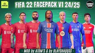 FIFA 22 NEW FACE PACK V1 by ATOM'S & by BLAYSHAQQSS TU 17 FREE DOWNLOAD - FIFA 22 PC #fifa22