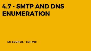 Mastering SMTP and DNS Enumeration | Cybersecurity Techniques