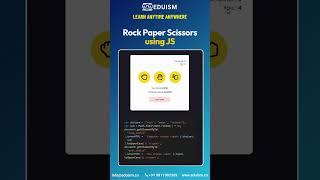 Rock Paper Scissors using JS!#javascript #js #webdeveloper #websitedevelopment #coding #ai #ml #web