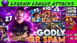 Best RR Army After Druid Nerf | October Legend Hits | #clashofclans