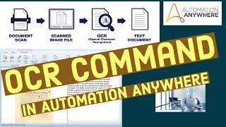 OCR Command in Automation Anywhere - Capture Window,Capture Area, Image By Path,capture Image by URL