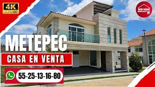 CASA EN VENTA EN METEPEC CON AMENIDADES $9,300,000