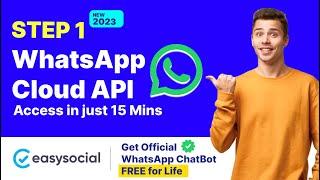 Get access ️ to WhatsApp Cloud API in 2023 VERY EASILY. Essential for WhatsApp Automation & Chatbot