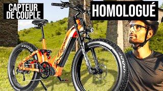 Le meilleur Fat bike avec capteur de couple (Cyrusher Trax)