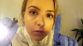 ASMR: Cranial Nerve Exam Role Play with Latex Gloves and Personal Attention