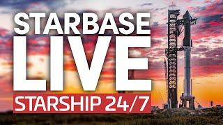 Starbase Live: 24/7 Starship & Super Heavy Development From SpaceX's Boca Chica Facility