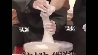 BTS | Kim SeokJin and his STRANGE POTTERY ( From Run BTS! EP.46 )