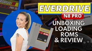 Everdrive N8 pro NES unboxing Loading roms and review  Retro Rivals